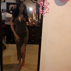 Jluxlabel Olive dress w/choker